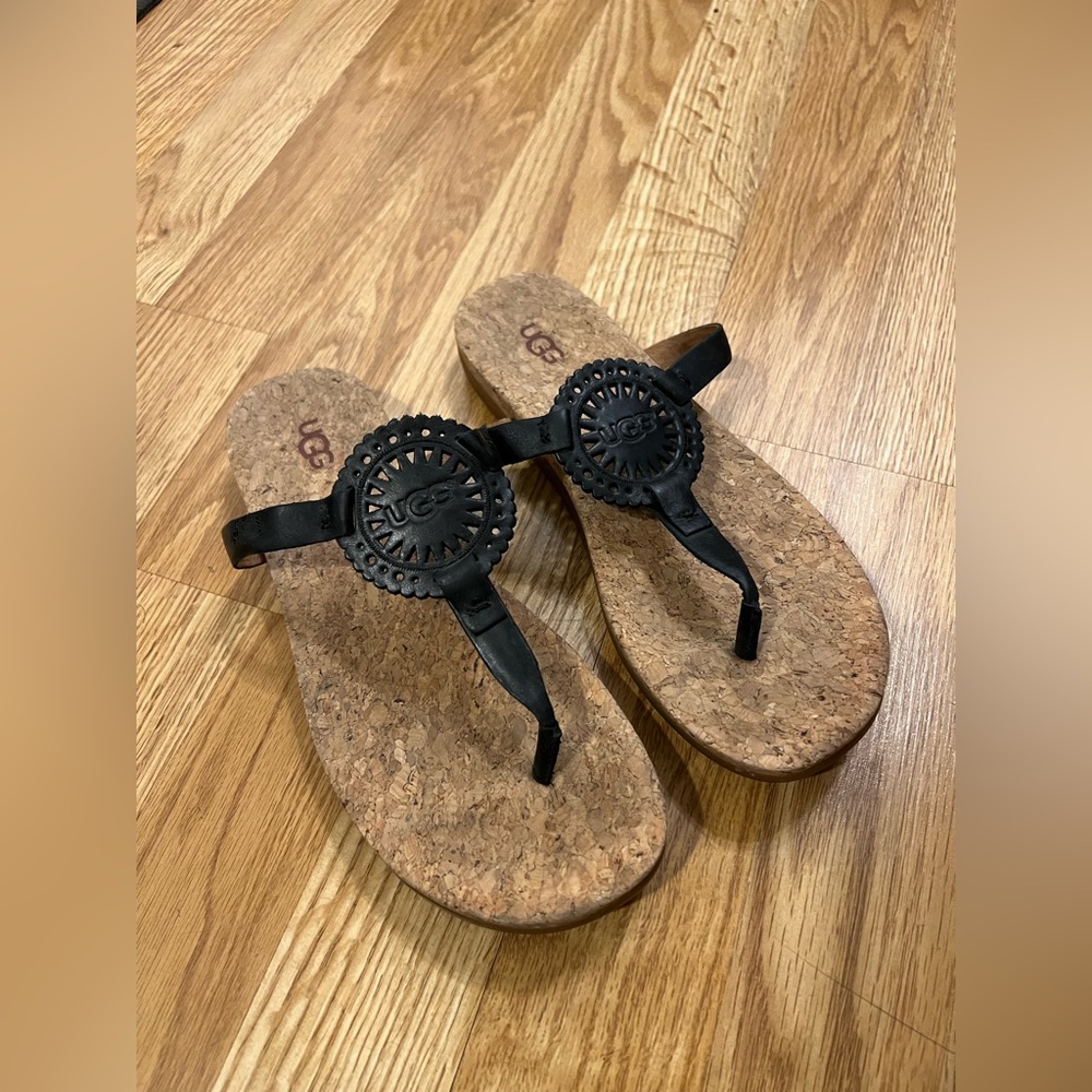 UGG sandals sized comparable to an 8 (no size shown)
